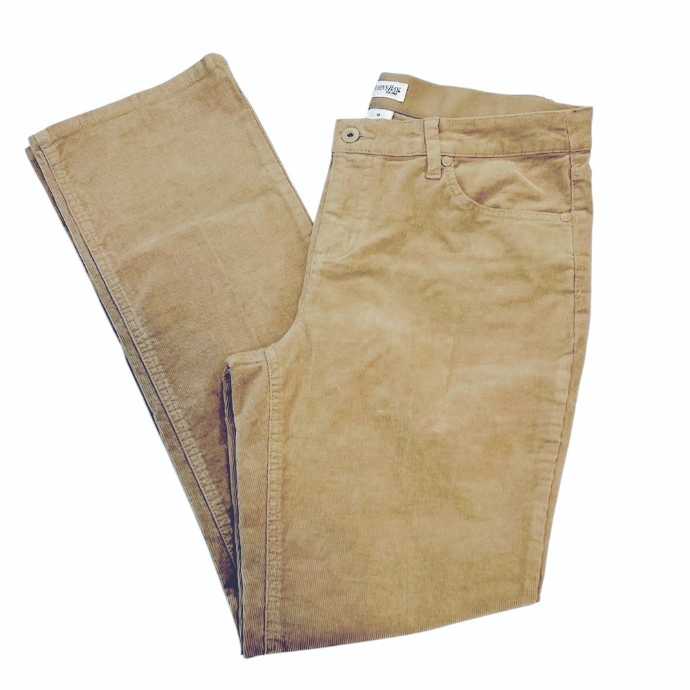 St. John's Bay Straight Leg‎ Corduroy Pants, Color Light Brown, Women’s, Size 10